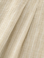 Textured Striped Pleated Wide Leg Pants