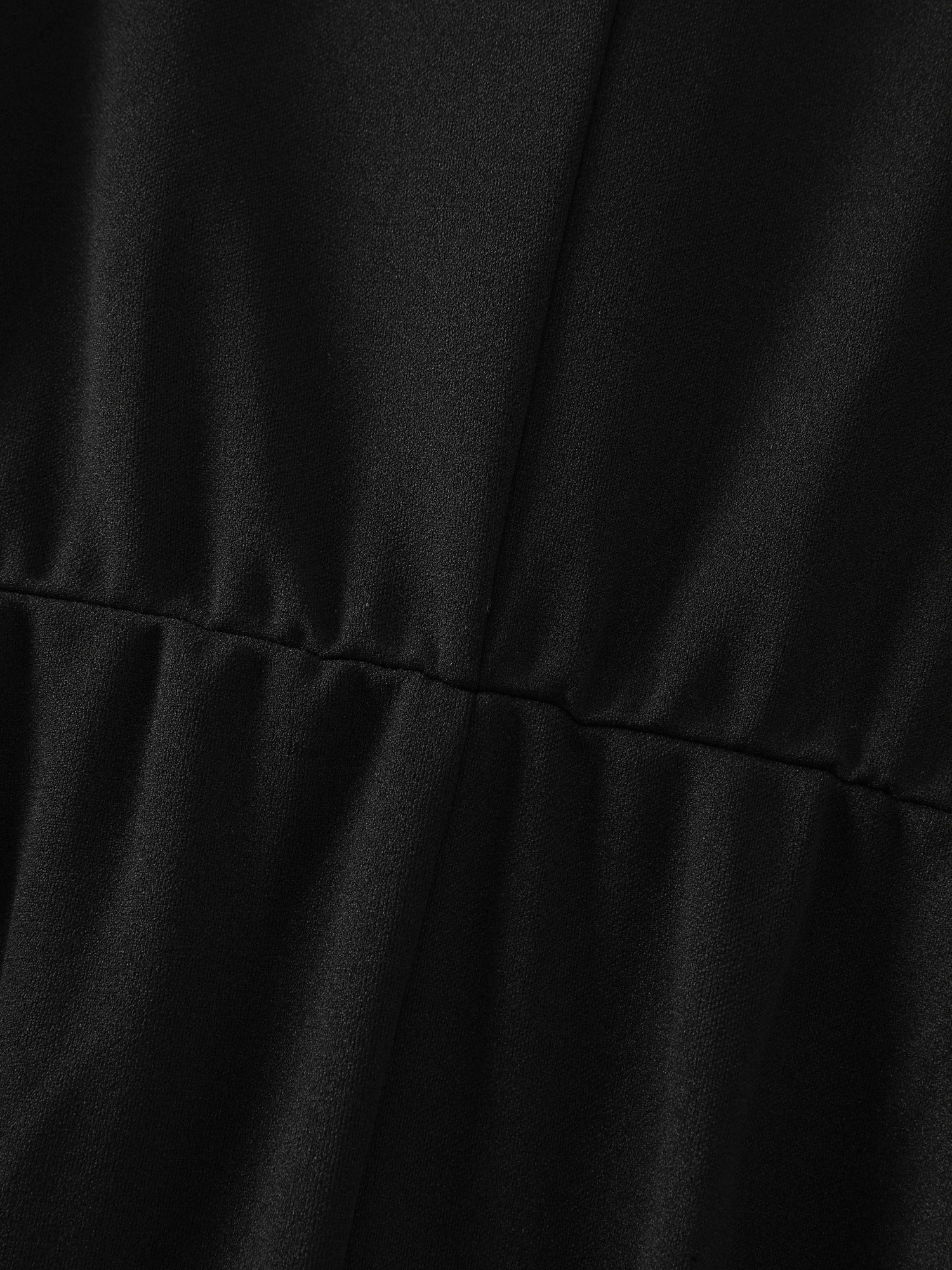Stretchy Front Gold Button A Line Midi Dress