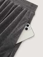 Supersoft Heather Loose Drape Harem Jogger Pants