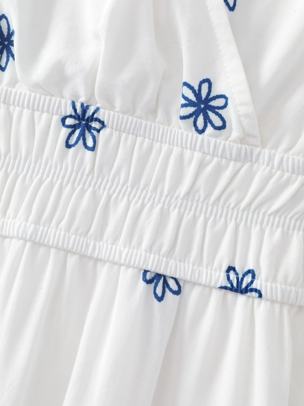 Supersoft Floral Print Elastic Waist Tiered Midi Dress