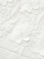 3D Floral Applique Square Cami Mini Dress