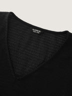 Dolman Sleeve Cut Out Loose Triangle Hem T-Shirt