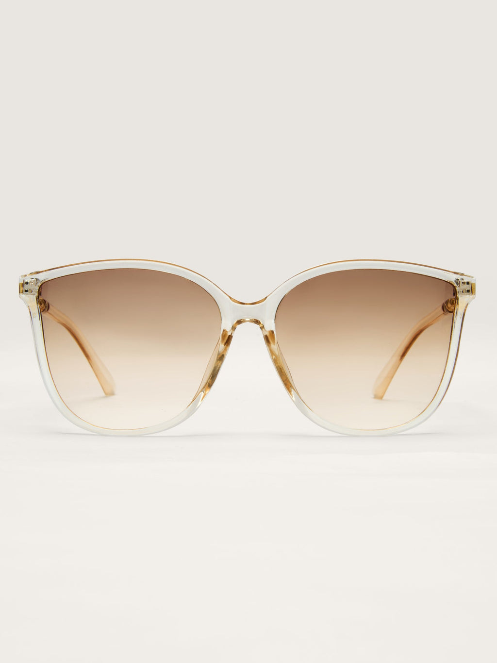 Metal Detail Cat Eye Frame Sunglasses With Box