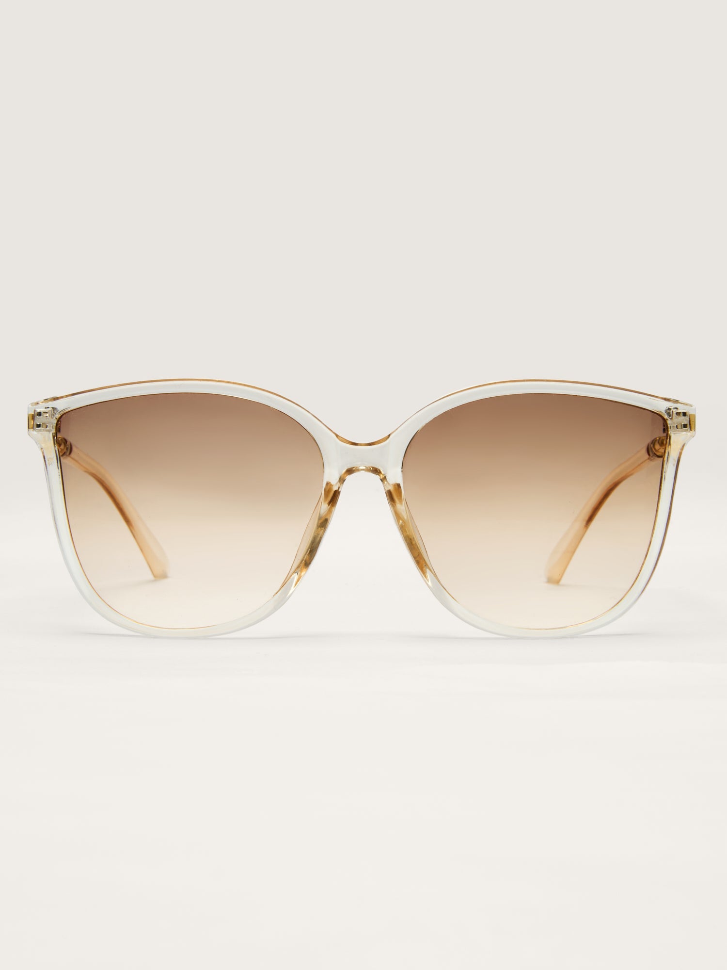 Metal Detail Cat Eye Frame Sunglasses With Box
