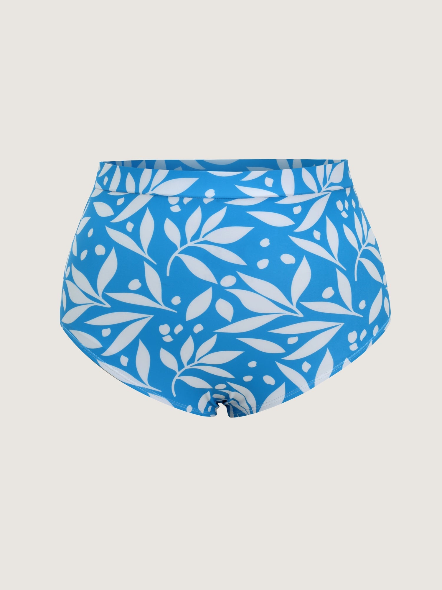 Leaf Print Crisscross Back Swim Dress