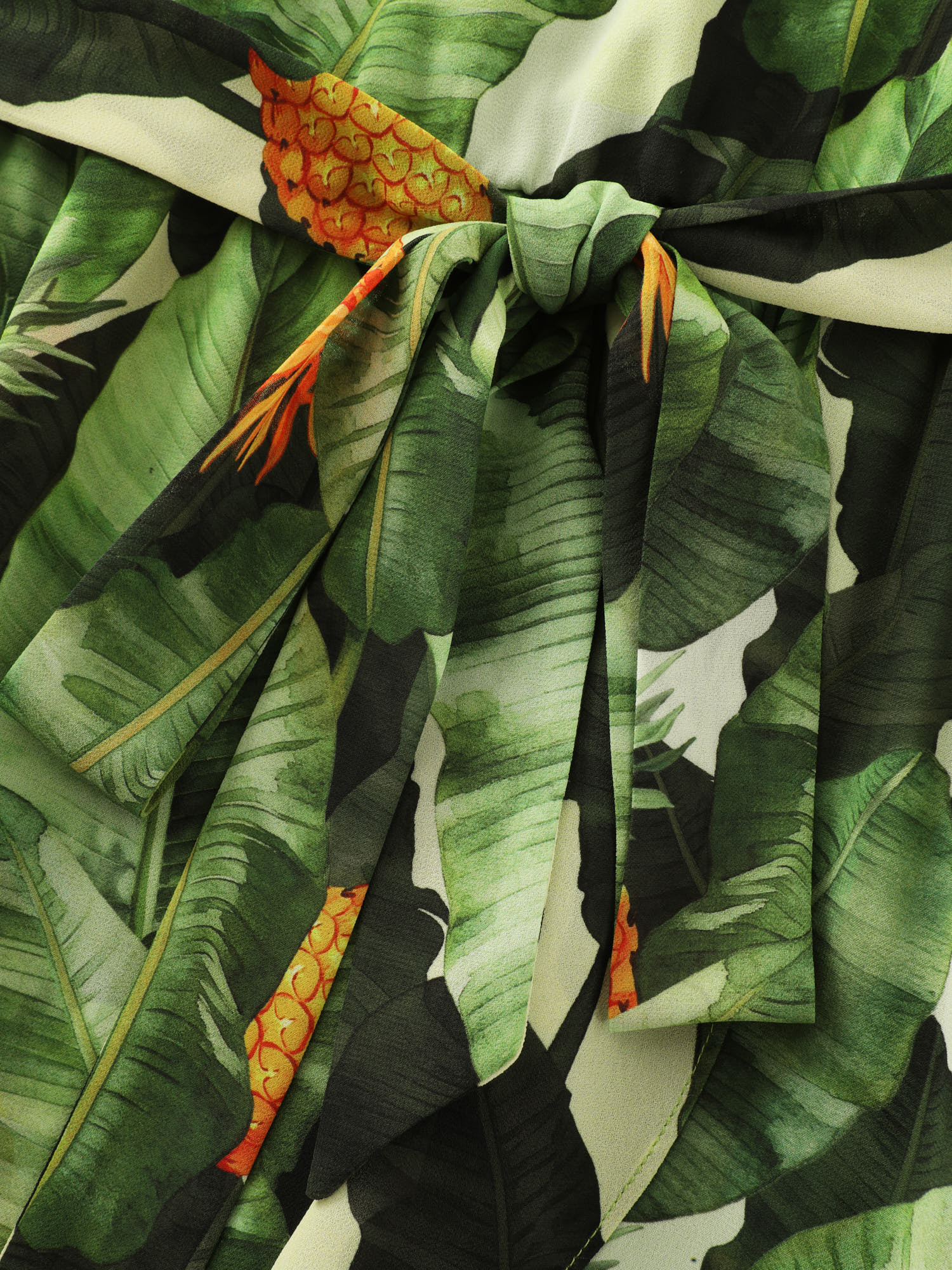 Breathabel Tropical Vacation Print Midi Dress